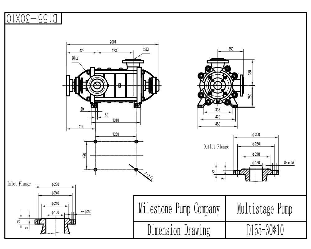 Multistage Centrifugal Pump Structure